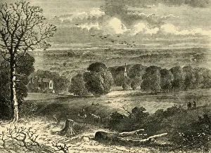 Sydenham Prints: Site of the Crystal Palace in 1852, (c1878). Creator: Unknown