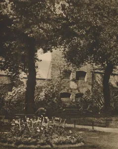 Site of the Marshalsea Prison from the Churchyard of St. Georges, Southwark, c1935 Site of the Marshalsea Prison from the Churchyard of St. Georges, Southwark, c1935
