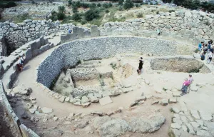 Mycenae Prints: Site of Mycenean fortifications, Greece, c1600-1100 BC