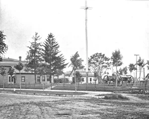 Indiana Prints: Site of old Fort Wayne, Indiana, USA, c1900. Creator: Unknown
