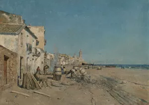 Barrel Maker Gallery: Sitges, 19th century. Creator: Juan Roig y Soler