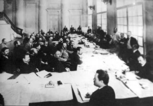 Images Dated 29th November 2008: Sitting of the agricultural commission of the First Duma, St Petersburg, Russia, 1906