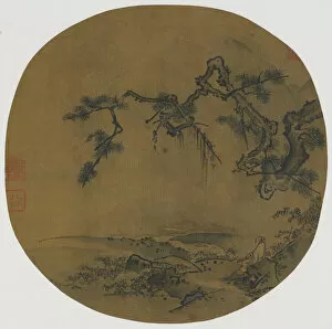 Sitting under a Pine, Ming dynasty, 15th-16th century. Creator: Unknown