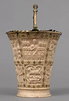 Carlovingian Gallery: Situla (Bucket for Holy Water), Carolingian, 860-880. Creator: Unknown