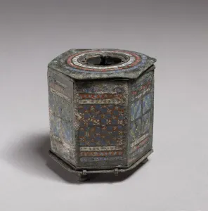 Pyxis Prints: Six-Sided Pyx, Late Roman, 3rd century. Creator: Unknown