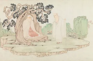 Luohan Prints: The Sixteen Luohans, dated 1591. Creator: Wu Bib
