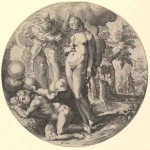 Goltzius Prints: The Sixth Day (Dies VI), from the series The Creation of the World, ca. 1598