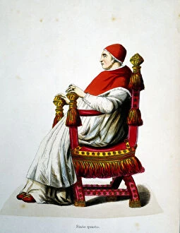 Inquisition Collection: Sixtus IV (1414-1484), pope from 1471 to 1484, introduced the Inquisition in Spain