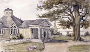 Fritz Ludvig Von Dardel Prints: Skärva mansion, Blekinge, 10 July 1869. Creator: Fritz von Dardel