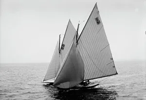 Yacht Race Prints: Skate and Asthore, 1897 June 19. Creator: Johns Johnston