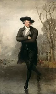 Hyde Park Gallery: The Skater (Portrait of William Grant), 1782. Creator: Gilbert Stuart