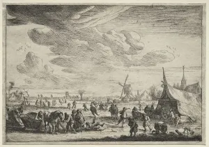 The Skaters. Creator: Peeter Bout (Flemish, 1658-1719)