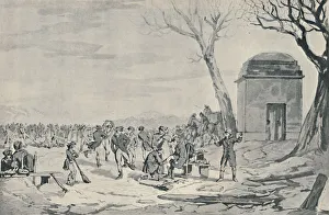 Ja Atkinson Prints: Skating in Hyde Park, 1807, 1920. Artist: John Augustus Atkinson
