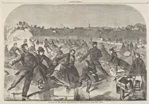 Skating on the Ladies Skating-Pond in the Central Park, New York, published 1860