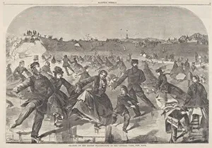 Skating on the Ladies Skating-Pond in the Central Park, New York, published 1860 Skating on the Ladies Skating-Pond in the Central Park, New York, published 1860