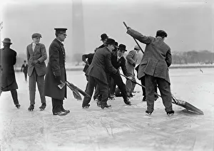 Skating Party, 1912. Creator: Harris & Ewing. Skating Party, 1912. Creator: Harris & Ewing