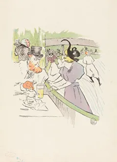 In the Skating Professional Beauty, 1895. Creator: Henri de Toulouse-Lautrec