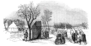 Londoners Prints: Skating in the Regents Park, 1844. Creator: Unknown
