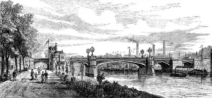 Hydraulic Prints: Skeldergate Bridge, York, 1881. Creator: Unknown