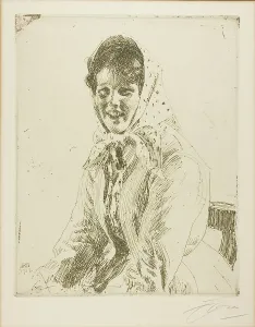 Skerikulla (A Skeri Girl), 1912. Creator: Anders Leonard Zorn
