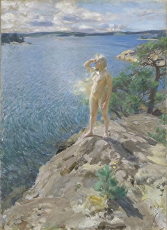 Zorn Anders Prints: In the Skerries, 1894. Creator: Anders Leonard Zorn