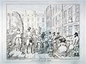 Guildhall Library Art Gallery: Sketch for an Al-bum, 1835. Artist: George Cruikshank