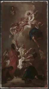 Sketch for The Assumption of the Virgin (for St. James, Zbraslav, near Prague)?, c