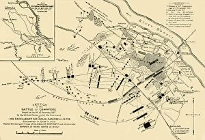 Sketch of the Battle of Cawnpore, 1857, (1901). Creator: Unknown