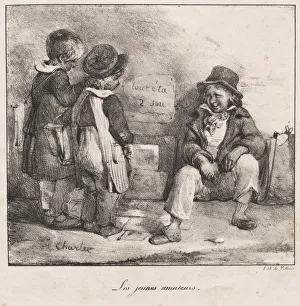 Nicolas Toussaint Charlet French Prints: Sketch Book for the Use of Small Children: The Young Amateurs, 1822