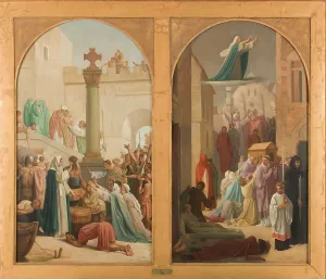 Reliquary Prints: Sketch for the church of Saint-Sulpice