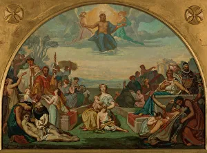 Tableau Prints: Sketch for the Church of St. Elisabeth: Religion