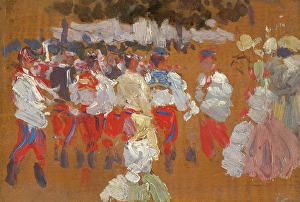 Joza Prints: Sketch, early 20th century. Creator: Joza Uprka