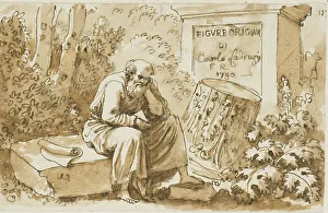 Frontispiece Prints: Sketch for Frontispiece to Figure Originali, c.1790. Creator: Carlo Labruzzi
