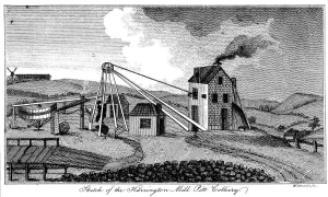 Colliery Prints: Sketch of the Harrington Mill Pitt Colliery