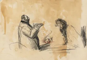 Late 19th Early 20th Century Prints: Sketch for In the Hospital (verso), fourth quarter 1800s or first third 1900s. Creator