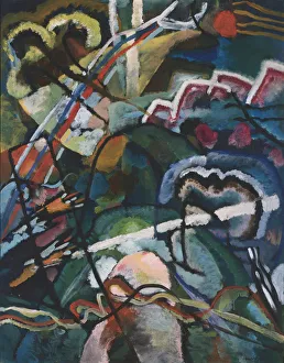 Sketch I for Painting with White Border (Entwurf I zum Bild mit weissem Rand), 1913 Sketch I for Painting with White Border (Entwurf I zum Bild mit weissem Rand), 1913