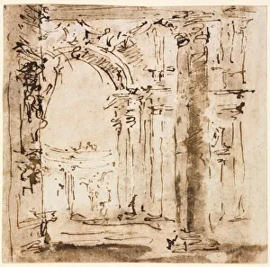 1712 1793 Prints: Sketch of the Labyrinth of the Villa Pisani