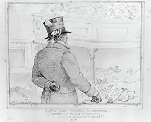 Aberdeen Prints: Sketch of Lord Russell MP, Receiving the Freedom of the City