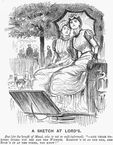 Cricket Prints: A Sketch at Lords, 1881