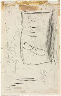 Paul Cézanne French Prints: Sketch of Madame Cezanne, 1881 / 84. Creator: Paul Cezanne (French, 1839-1906)