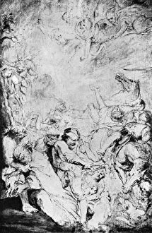 Images Dated 12th February 2008: Sketch of the Martydom of St Livinus, c1633, (1933).Artist: Peter Paul Rubens