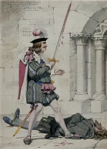 Hose Prints: Sketch of the Murder of Henry the Sixth In the Tower by Richard Duke of Gloucester