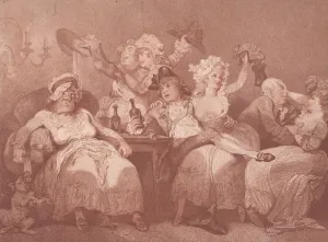 Bawd Gallery: A Sketch from Nature, January 24, 1784. Creator: William Paulet Carey