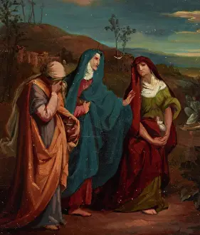 Jozef Prints: Sketch to the Painting 'Three Marys Walking to Christ's Tomb', before 1864