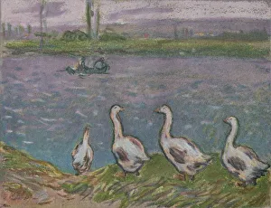 Arthur Sisley Prints: A Sketch in Pastels, 19th century. Artists: Alfred Sisley, Ralph Nevill