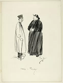 Overcoat Gallery: Sketch in Picardy, 1895. Creator: Philip William May