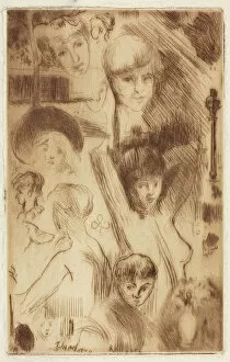 Variety Collection: Sketch Plate, Parsons Green, 1906. Creator: Theodore Roussel