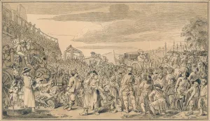 Failed Collection: Sketch for plate XI of Industry and Idleness, 1747. Artist: William Hogarth