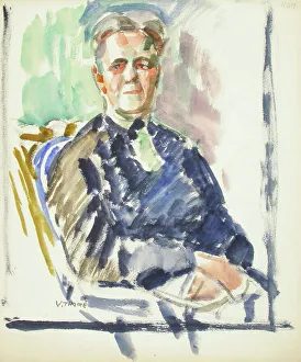 Sketch for a Portrait, c1910s. Creator: Verner Thome