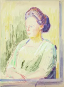 Sketch for a Portrait, c1910s. Creator: Verner Thome